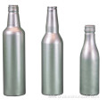 Aluminum beer vodka beverage bottle